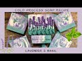 Making 💜 LAVENDER & BASIL 🌿 Aloe Vera Soap w/ Recipe | Ellen Ruth Soap