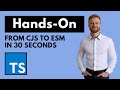 Migrate from CommonJS to ESM in just 30 seconds!