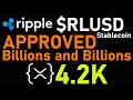 OFFICIAL Ripple Stablecoin Approved 4.2K = Billions, XRP & XDC UP Market Recovery, SUI Masterclass