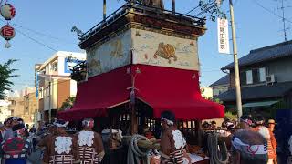 2018 出来町天王祭 王羲之車 中之切答礼