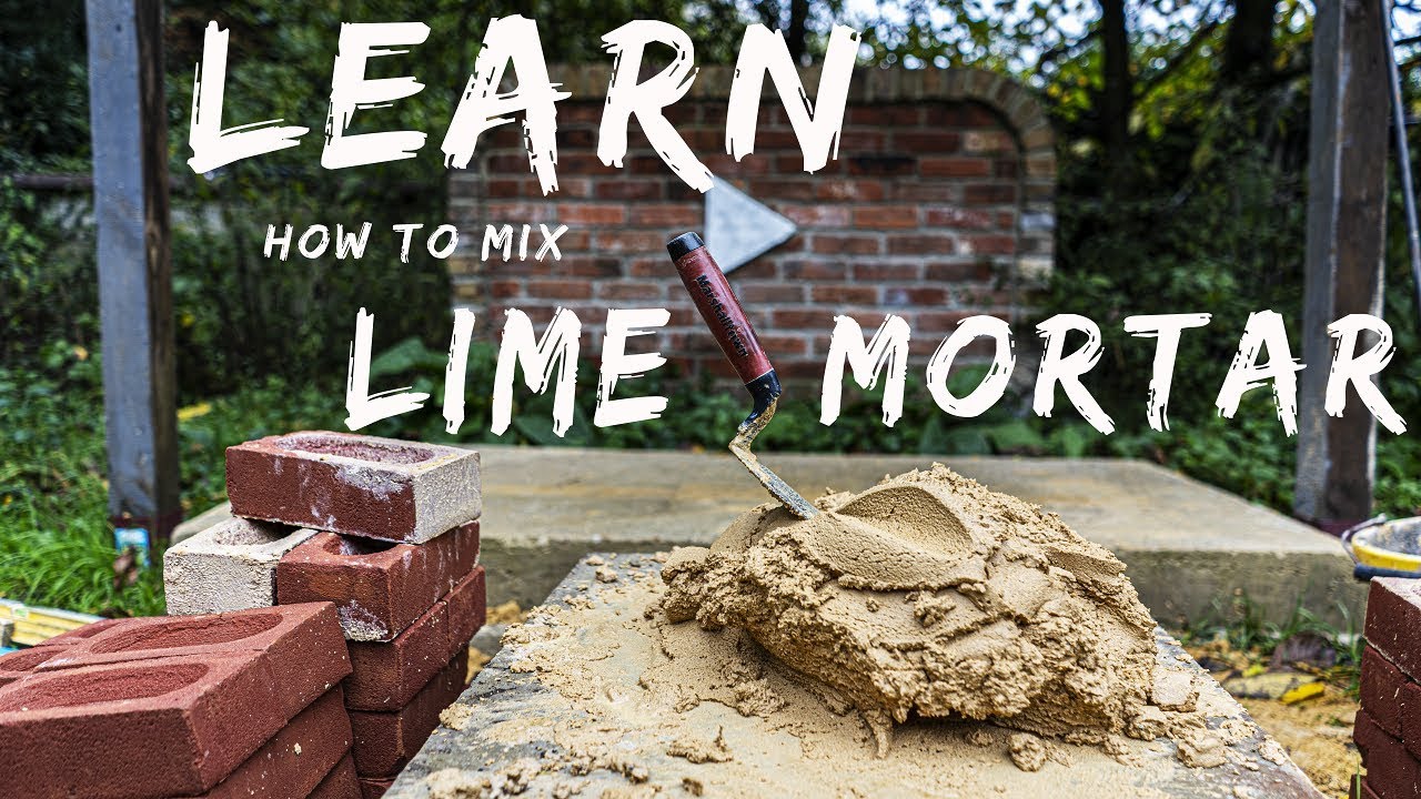 HOW TO MIX LIME MORTAR [Bricklaying For Beginners E.p 6] - YouTube