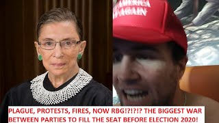 RUTH BADER GINSBURG RBG DEAD @ 87 REACTION - Imagine her regret \u0026 sadness on her deathbed vs Trump