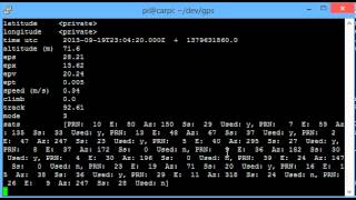 Raspberry Pi - Reading GPS using Python