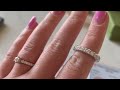 moissanite eternity band from anuclub store on amazon honest ring review