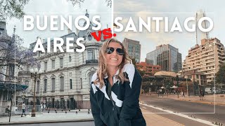 Comparing Buenos Aires and Santiago for Digital Nomads