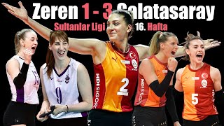 Zeren - Galatasaray (Sultanlar Ligi 16. Hafta)