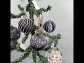 christmas glass ball ornament for christmas tree decor in set