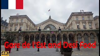 Paris Walk  🇫🇷 | Gare de l'Est |