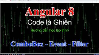 130 - Angular - ComboBox - Event - Filter
