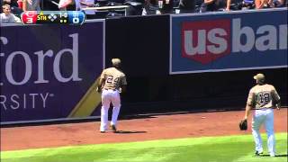 2012/07/08 Maybin's magnificent catch