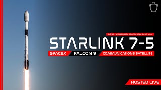 LIVE!! SpaceX Starlink 7-5 | Record Setting Launch