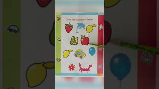 RED Color based worksheets for Kindergarten with FREE printable