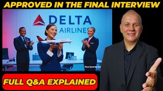 Flight Attendant Delta Air Lines - How to Pass the Final Interview?