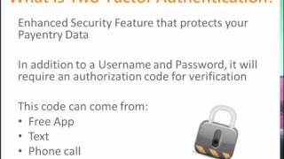 PayEntry - Two Factor Authentication