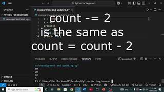 Reassignment and Updating Variables in Python Explained