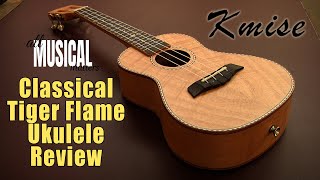 KMISE Classical Tiger Flame Ukulele Review on ALL Musical Matters