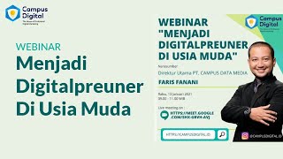 WEBINAR - MENJADI DIGITALPREUNER DI USIA MUDA