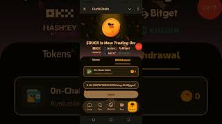 How To Withdraw Duckchain Airdrop To OKX | Duckchain Airdrop Withdrawal ~ Duckchain Token #duckchain