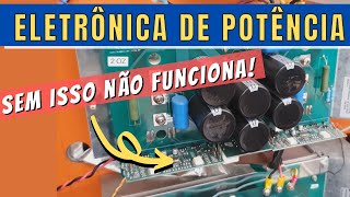 Como é a eletrônica de potência real?