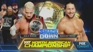 WWE Smackdown September 16, 2022 Solo Sikoa vs Madcap Moss Official Match Card