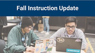 Fall Instruction Webinar