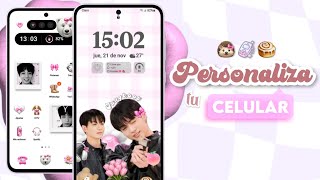 ⋆𐙚₊˚PERSONALIZA TU CELULAR ANDROID (Samsung) 🎀  ˖ ◜by @pameokay