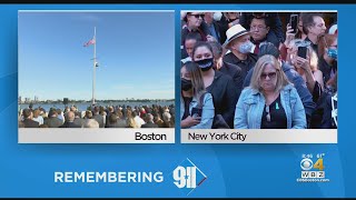 Boston Joins National Moment Of Silence To Honor 9/11 Victims At JFK Presidential Library