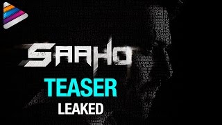 SAAHO Teaser LEAKED | Prabhas Saaho Movie Teaser | #Saaho Movie | #SaahoTeaser | Telugu Filmnagar