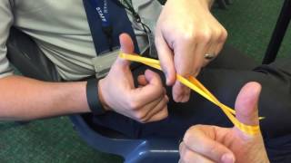 Thumbs rope loop trick