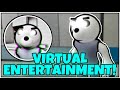 How to get “VIRTUAL ENTERTAINMENT” BADGE + MR. CARTOON MORPH in ACCURATE PIGGY ROLEPLAY! - ROBLOX