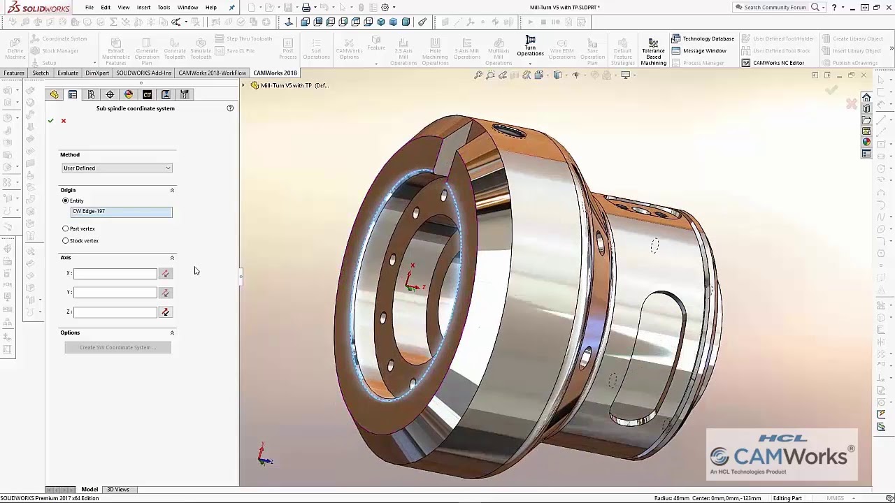 What's New In CAMWorks 2018 - Turning And Mill Turn Enhancements - YouTube