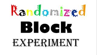 Randomized Block Experiments - Nicholas Ambrosino
