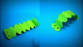 Origami Caterpillar | How to Make a Paper Caterpillar that Crawls DIY - Easy Origami ART