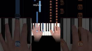 EASIEST piano song of the year! (4 notes) #shorts #pianotutorial
