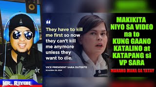 ITO ang KATIBAYAN kung Gaano ka TAPANG at ka TALINO si VP SARA