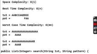 Pattern Searching Using Brute Force Approach (Substring Search)