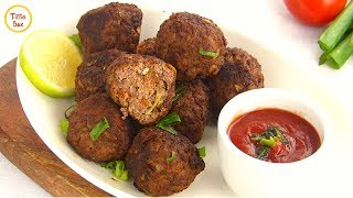 Best Fried Meatball Recipe with vegetable for kids by Tiffin Box | Classic Italian Meatballs