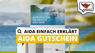 AIDA Gutschein | AIDA einfach erklärt 💡