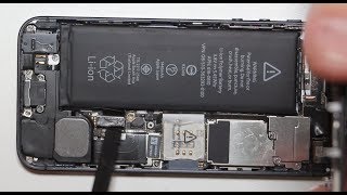 【教材】iPhone 5 バッテリー交換修理やり方方法2500円