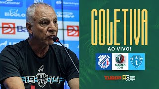 🔴 AO VIVO - COLETIVA DE MÁRCIO FERNANDES APÓS BRAGANTINO x PAYSANDU