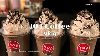 Cafe Vlog [Eng Sub] | มัทฉะขายดี และโกโก้วิปครีมของคาเฟ่วันนี้ก็น่าอร่อยดีนะ | 404 Coffee Thailand