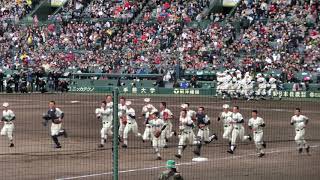 習志野　2019センバツ準々決勝応援 1回表