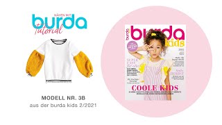 [Nähtutorial] Kuscheliger Sweater für Kinder zum Selbernähen | Modell 3B aus burda kids #2/21 (9254)