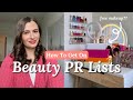 How To Get On Your Favorite Beauty Brand’s PR List 💄 2024 Tips