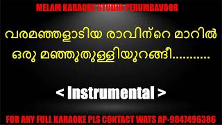 Varamanjaladiya karaoke with lyrics malayalam