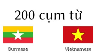 200 cụm từ - Tiếng Miến Điện - Tiếng Việt