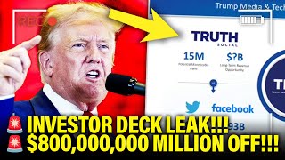 Trump SECRET INVESTOR DECK LEAKS to Meidas…IT’S BAD!!