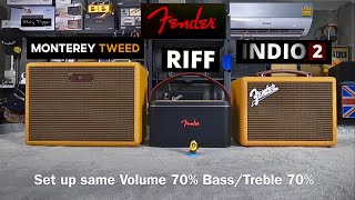 FENDER RIFF vs INDIO 2 vs MONTEREY which model to choose (Fender เลือกรุ่นไหนดี?)