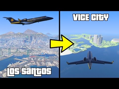 YOU CAN FLY TO VICE CITY IN GTA 5!! YOU CAN FLY TO VICE CITY IN GTA 5!!