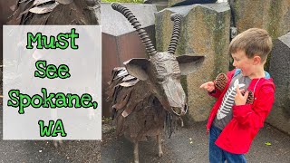 One Day in SPOKANE, WASHINGTON! - Must do day trip or layover in Spokane
